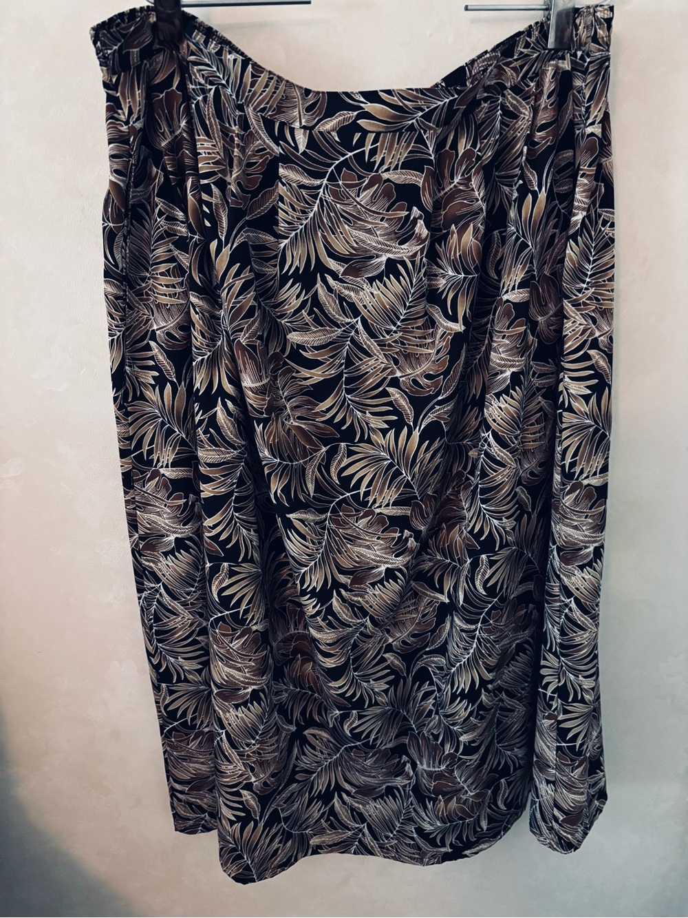 Sag Harbor Vintage Floral Skirt Size 2X Elastic Waist
